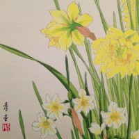 Narcissus by Nishimura Hodo
