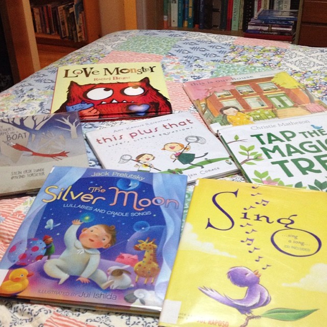 a pile of picture books