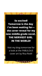 The Nerviest Girl in the World Cover Reveal Tomorrow!