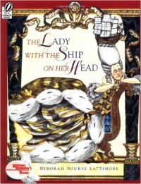 lady with ship on her head