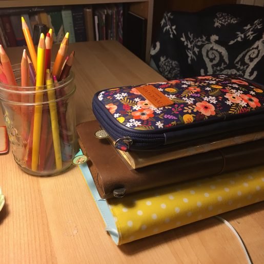 pen case and planners